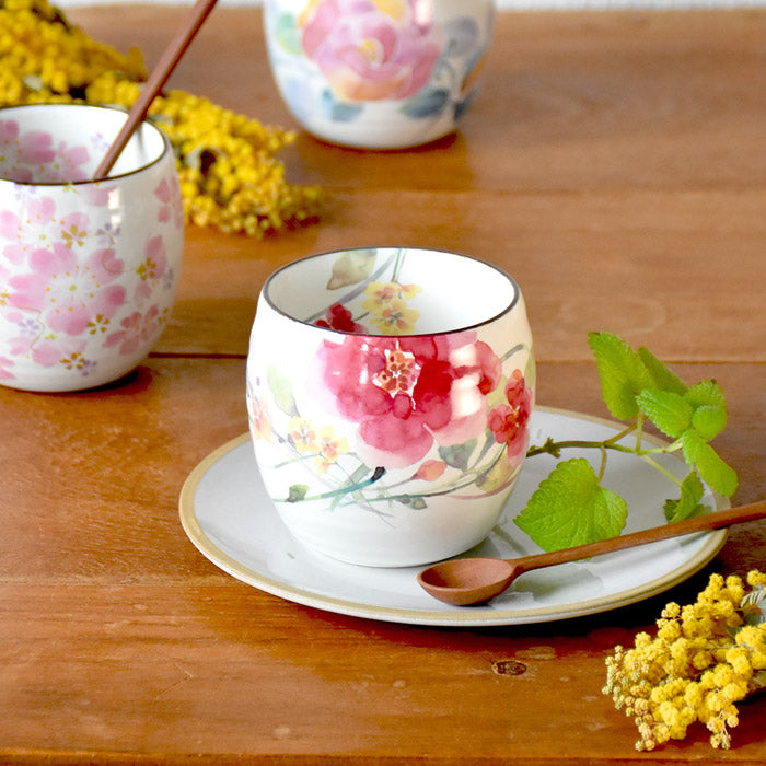 美濃焼 花ものがたり丸型カップ 単品(9月~12月)