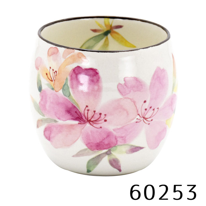 美濃焼 花ものがたり丸型カップ 単品(1月~4月)