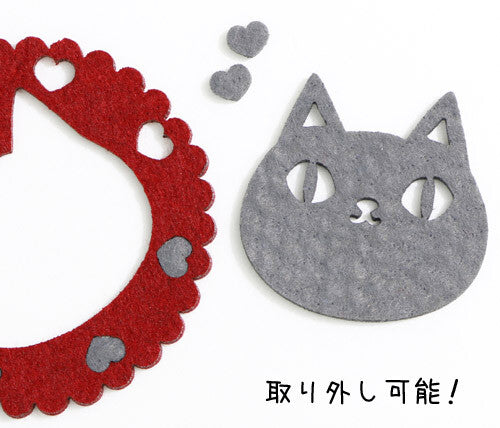 猫3兄弟 フェルトコースター(2種)