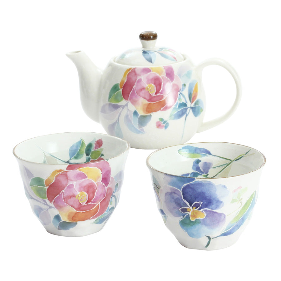 花ことば ポット茶器(01528) – 株式会社 セラミック藍