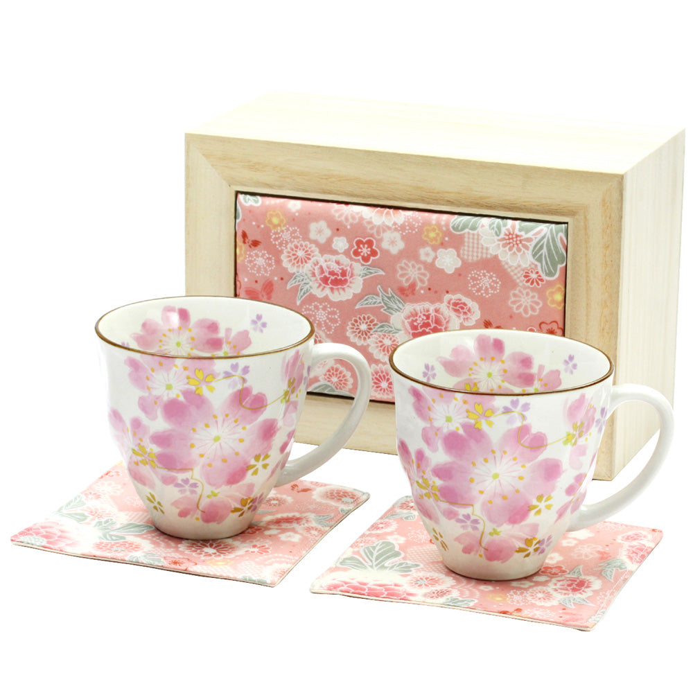 華まつりペアマグカップ(ちりめん木箱)(01670)