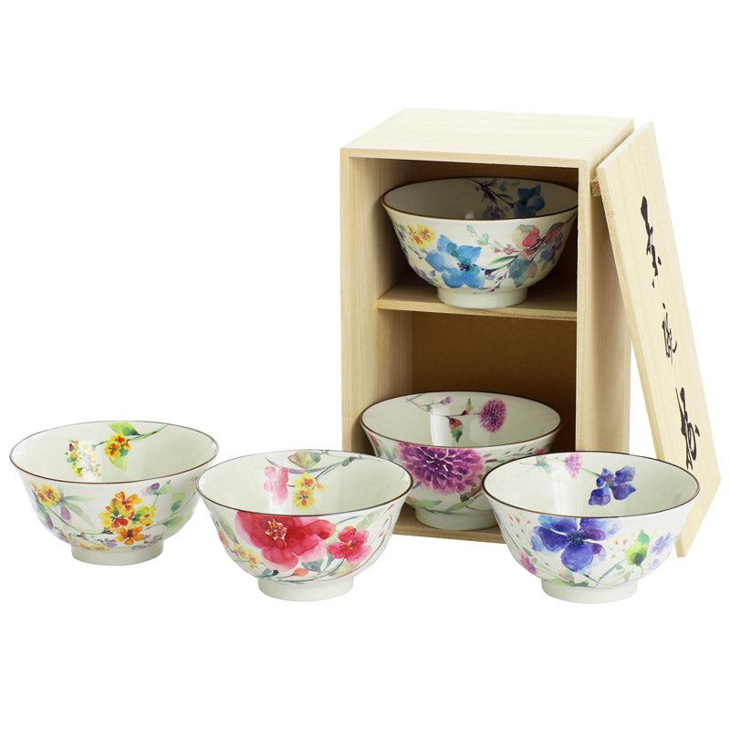 Hana smile 5 customers pot tea set (03982)