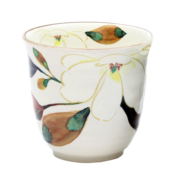 花器「花瓶 金彩椿絵」 金龍窯 江口天童 有田焼 陶磁器 – Takumi