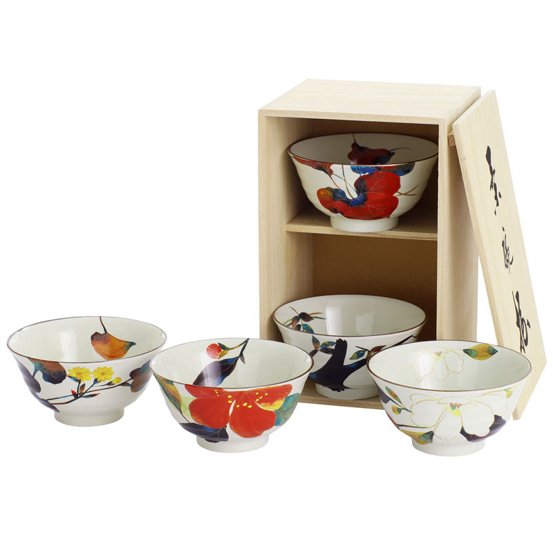 福袋・半額ポスター - クリーニング屋さん専用の通 花かいろう粥・雑炊碗揃(02530) セラミック藍 株式会社 – 食器・サービングウェア