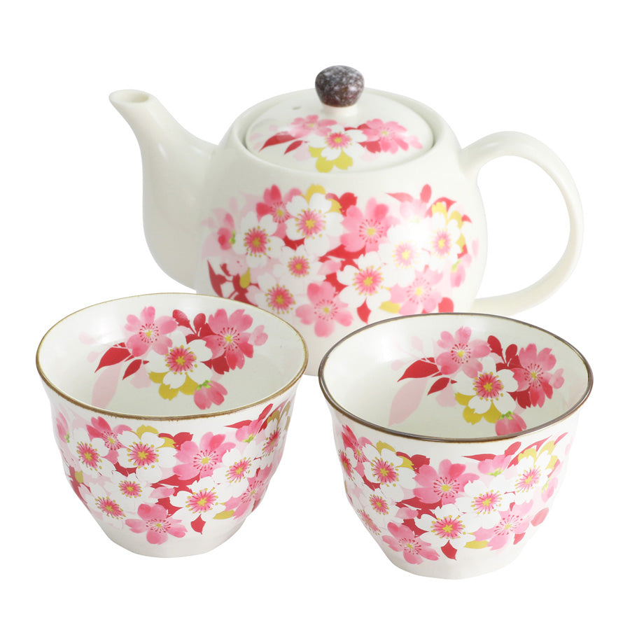Hana smile 5 customers pot tea set (03982)