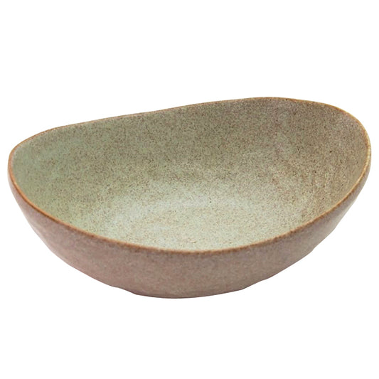 灰釉カレー皿(07228)