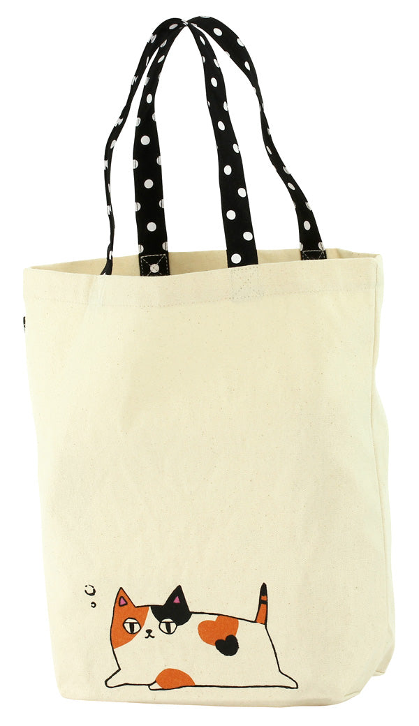 猫3兄弟 トートバッグ大【mike】(13278)