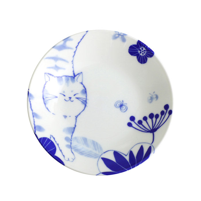のほほん猫小皿 むぎ(23197) – 株式会社 セラミック藍
