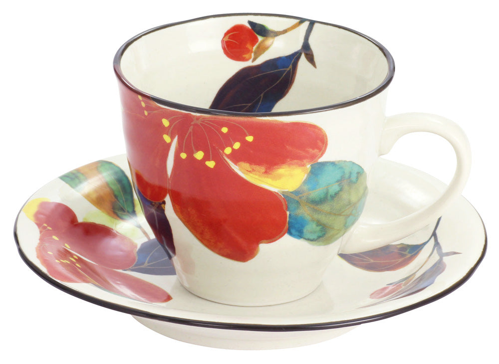 花ものがたり 12ケ月コーヒー碗皿