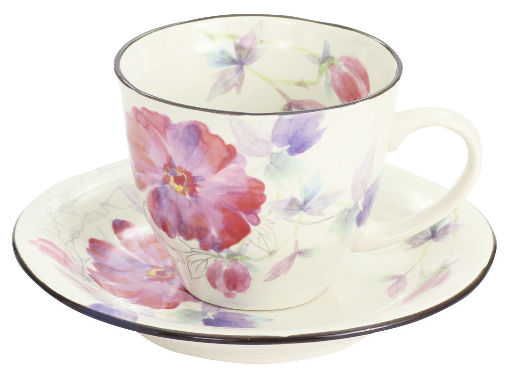花ものがたり 12ケ月コーヒー碗皿