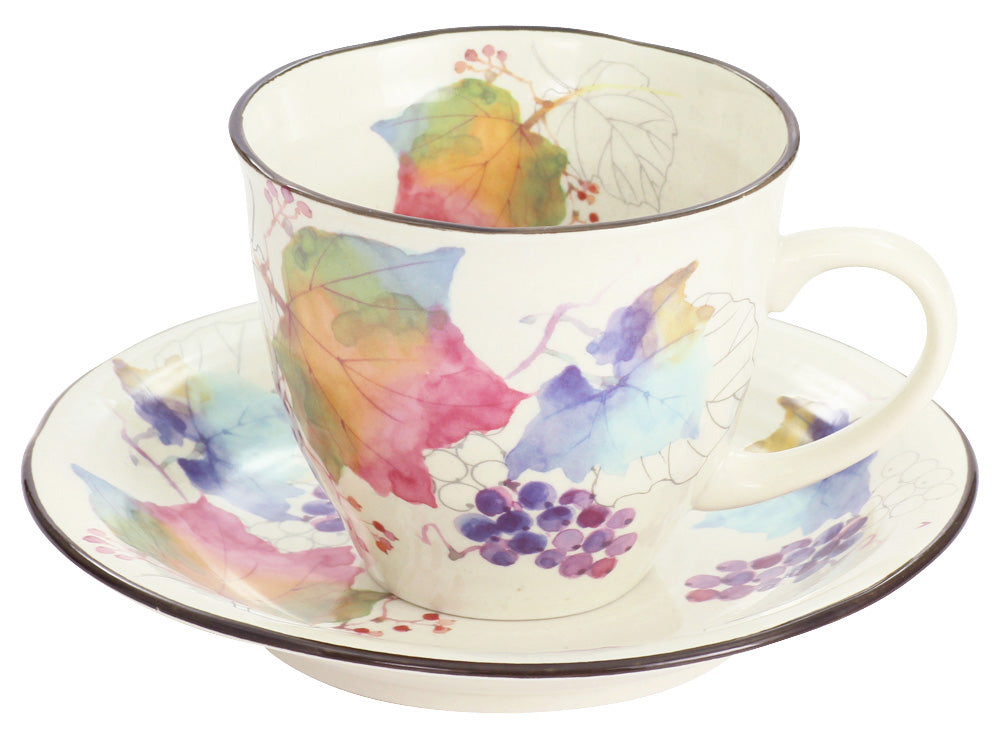 花ものがたり 12ケ月コーヒー碗皿