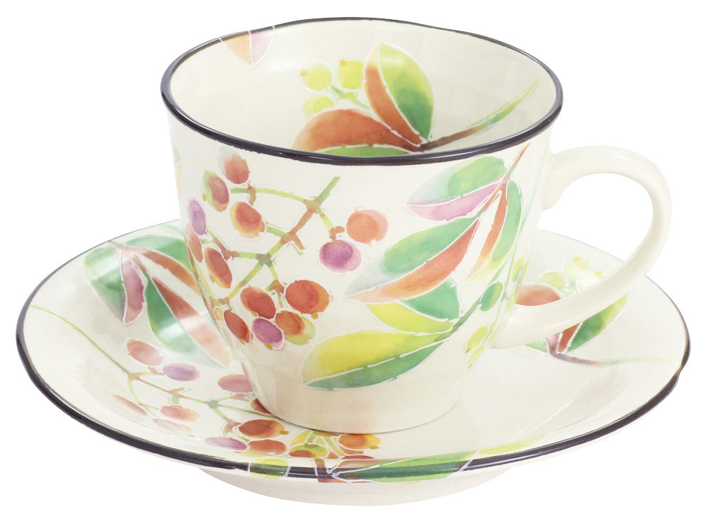 花ものがたり 12ケ月コーヒー碗皿