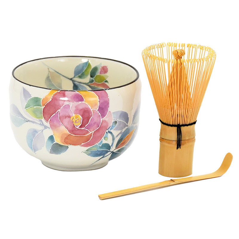 花ことばバラ 抹茶セット(20675)