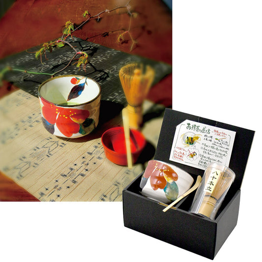 花かいろう山茶花 抹茶セット(04685)