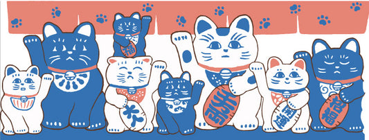美濃焼単品■寿司湯呑 まねき猫(41145)
