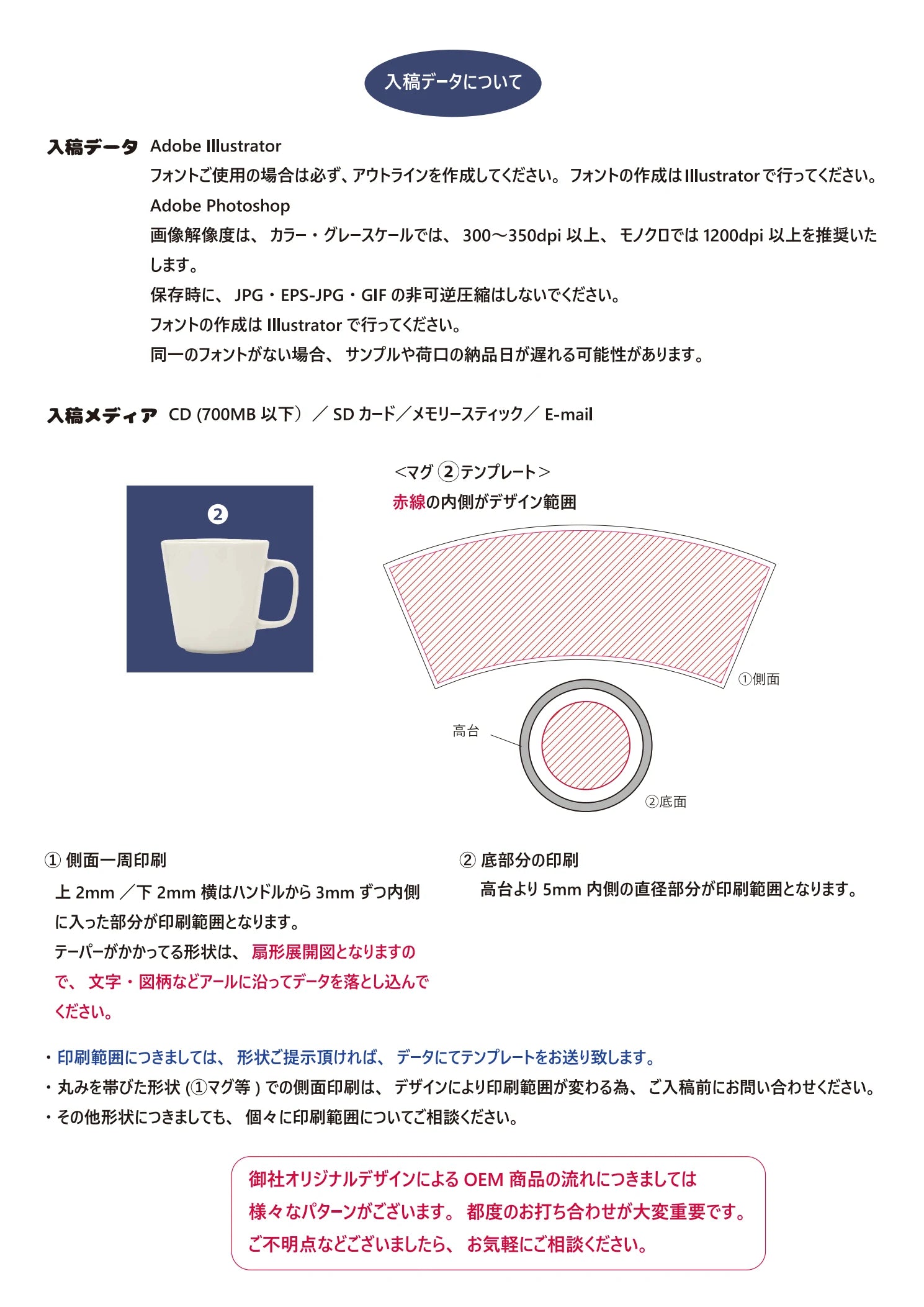OEM転写プリントのご案内