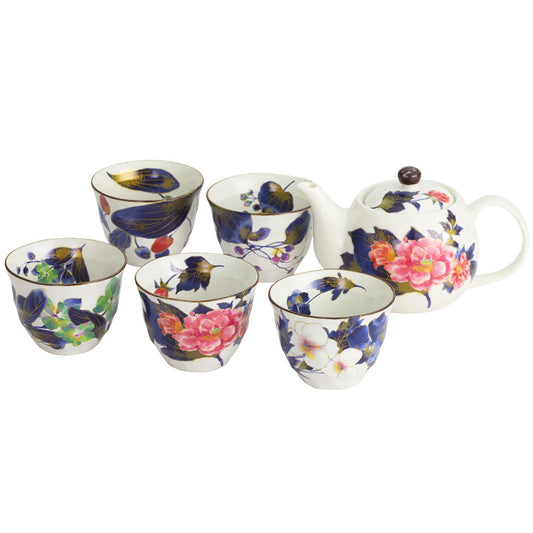 Hana Chitose 5 customers pot tea set (02526)