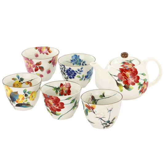 Five sacred fruits 5 customers pot tea set (03970)