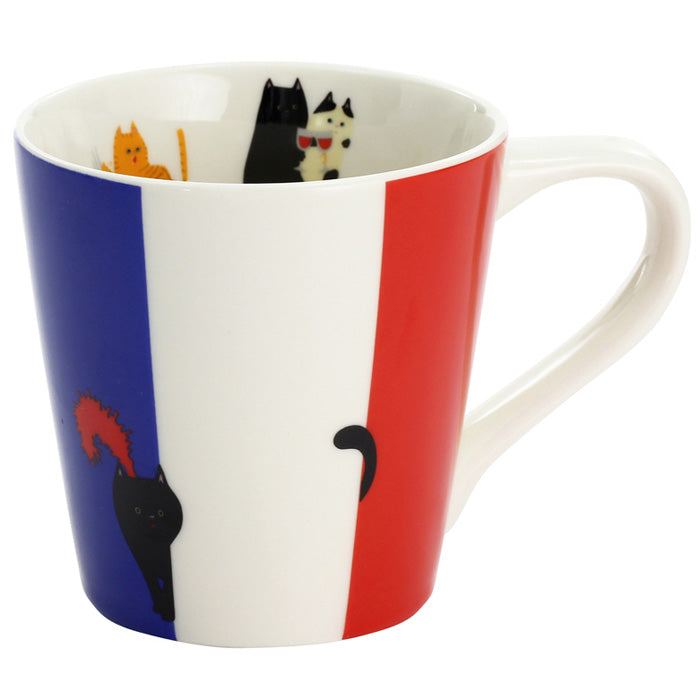 猫国旗マグ　FRANCE(13101)
