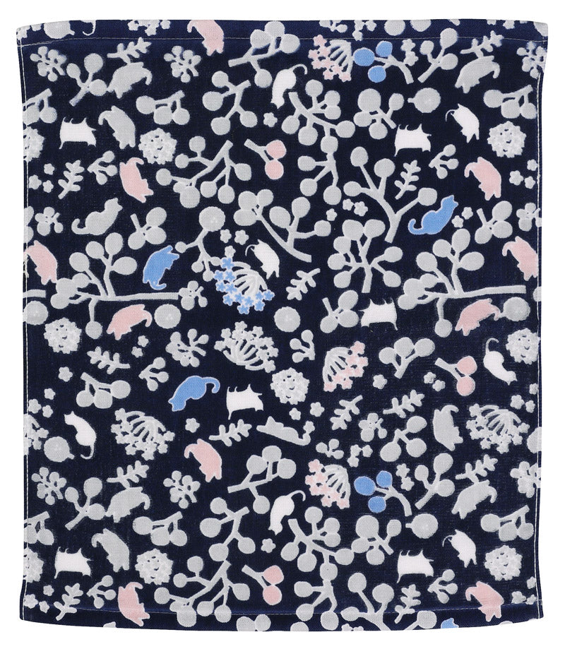 ハンドタオル ねこの森【日本製】(23087) – 株式会社 セラミック藍