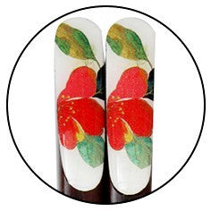 花かいろう天宝箸 21cm単品2種(山茶花・木蓮) – 株式会社